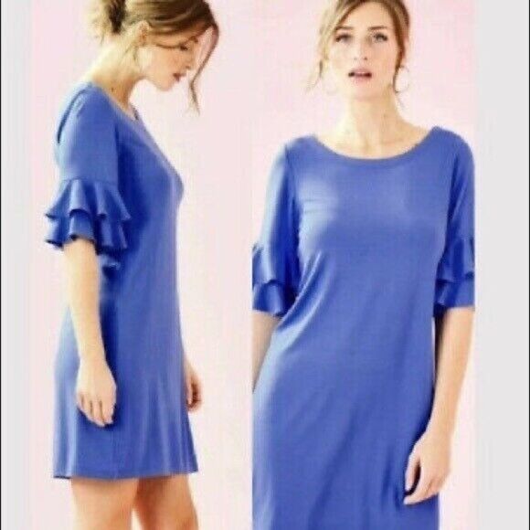 Lilly Pulitzer Dresses & Skirts - Lilly Pulitzer Lula Dress in Coastal Blue Size XS